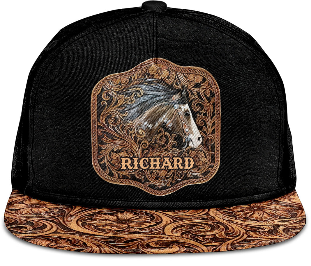 J'adore les chevaux - Casquette personnalisée à motif cheval