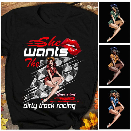 Elle veut le D - T-shirt et sweat à capuche de course personnalisés