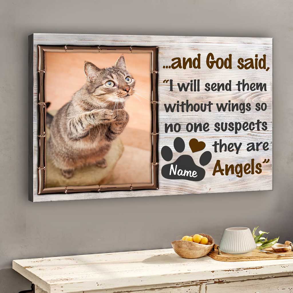 Ce sont des anges - Toile et affiche personnalisées pour chats