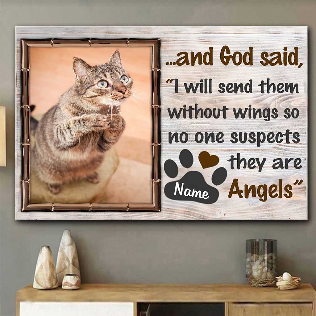 Ce sont des anges - Toile et affiche personnalisées pour chats