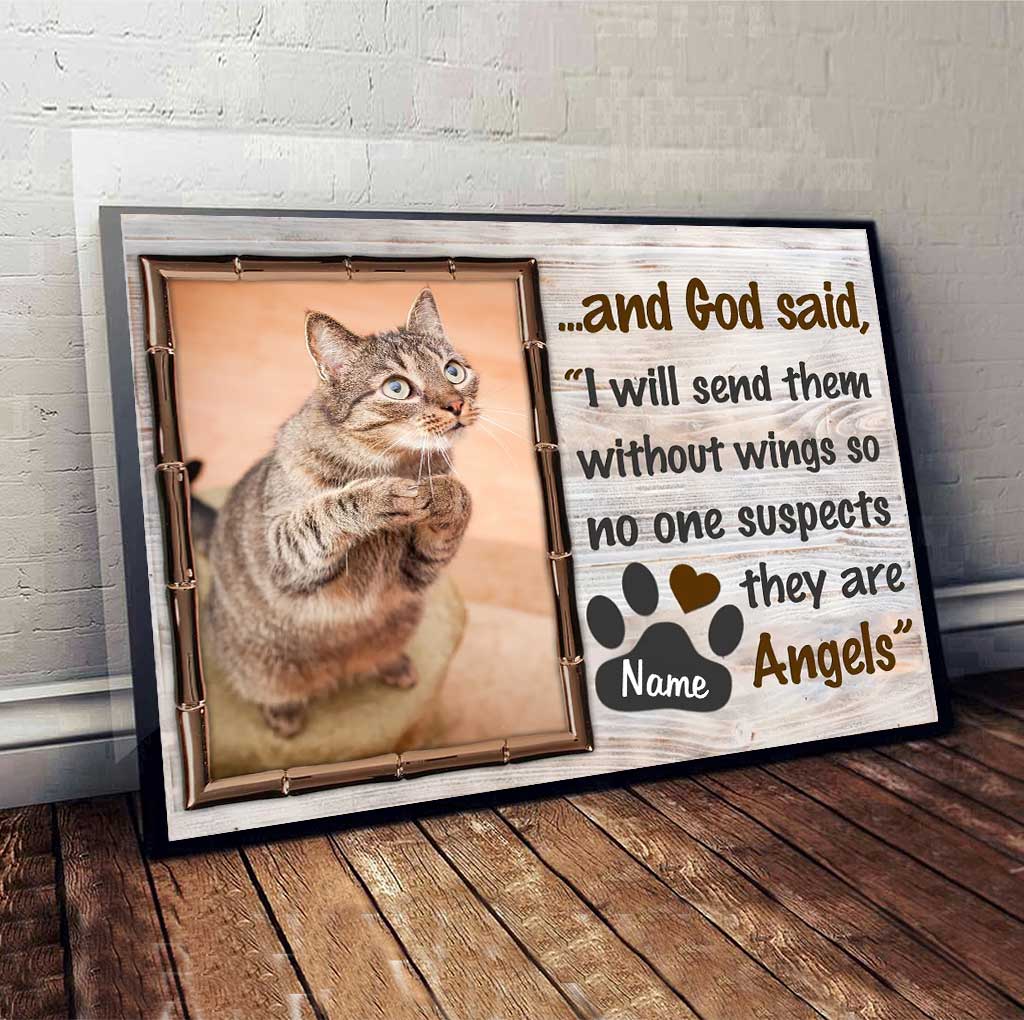 Ce sont des anges - Toile et affiche personnalisées pour chats