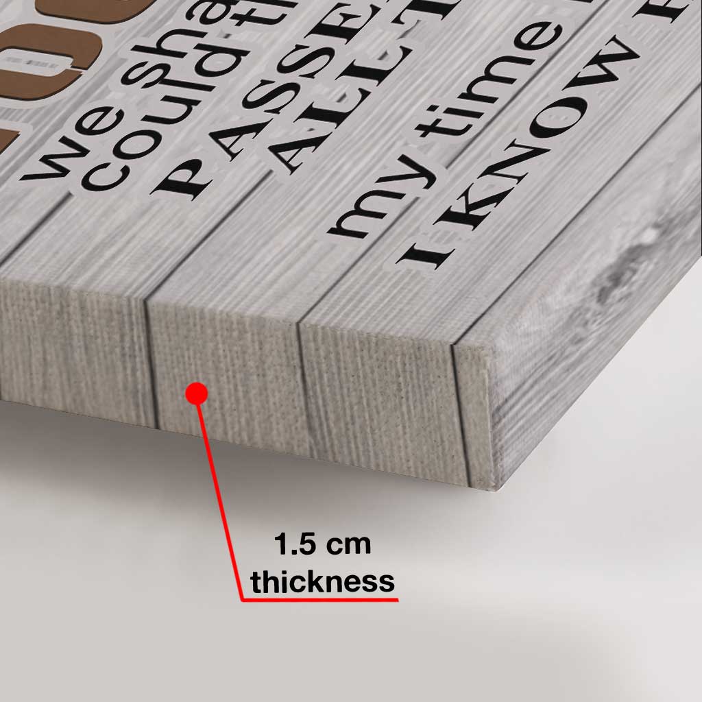 Attendre à la porte - Toile et affiche personnalisées pour chat