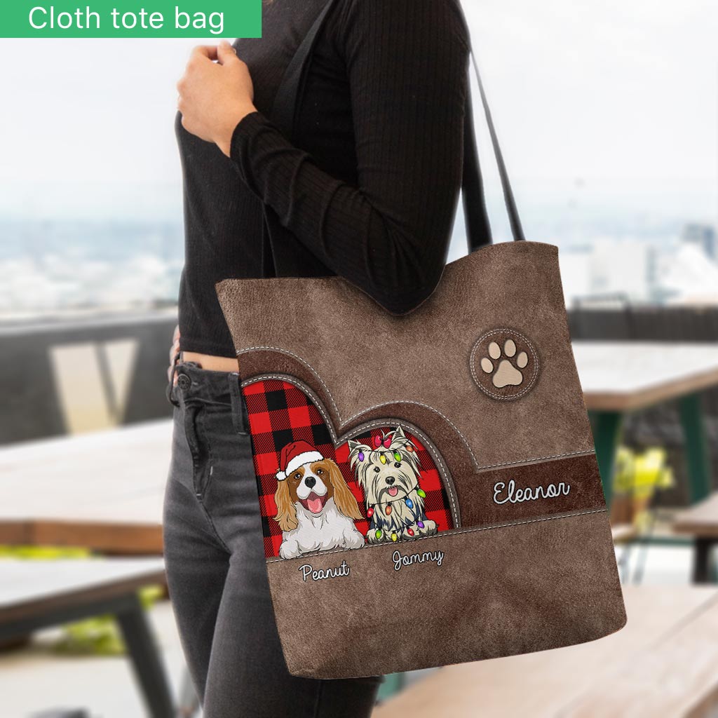 Passez un Noël tout doux avec votre chien ! - Sac fourre-tout personnalisé pour chien