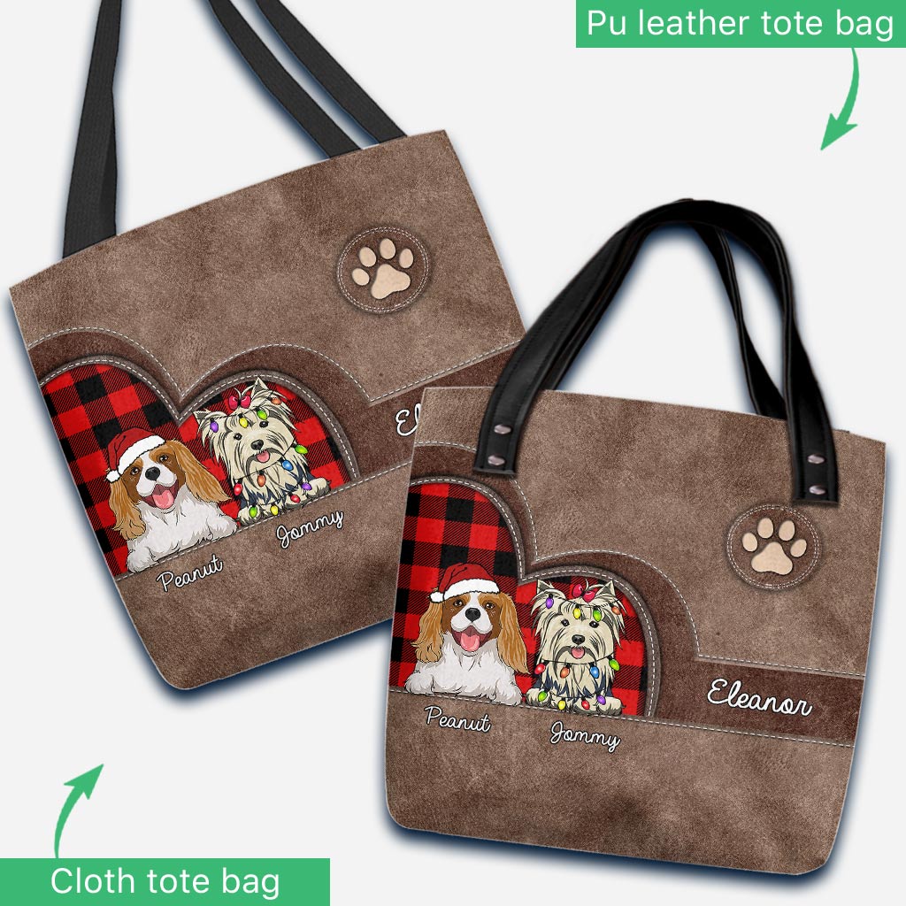 Passez un Noël tout doux avec votre chien ! - Sac fourre-tout personnalisé pour chien