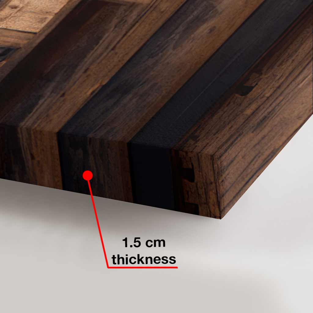 « La maison, c'est là où je suis avec toi » - Toile et affiche personnalisées pour couples