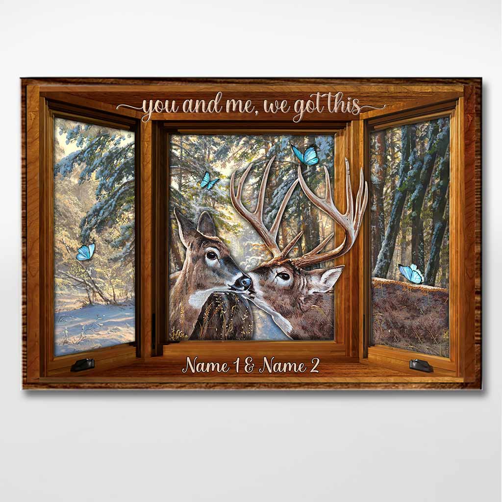 Toi et moi, on gère ça - Affiche de chasse personnalisée