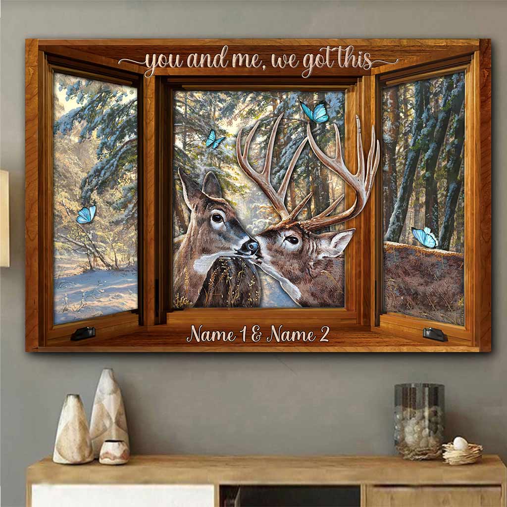Toi et moi, on gère ça - Affiche de chasse personnalisée
