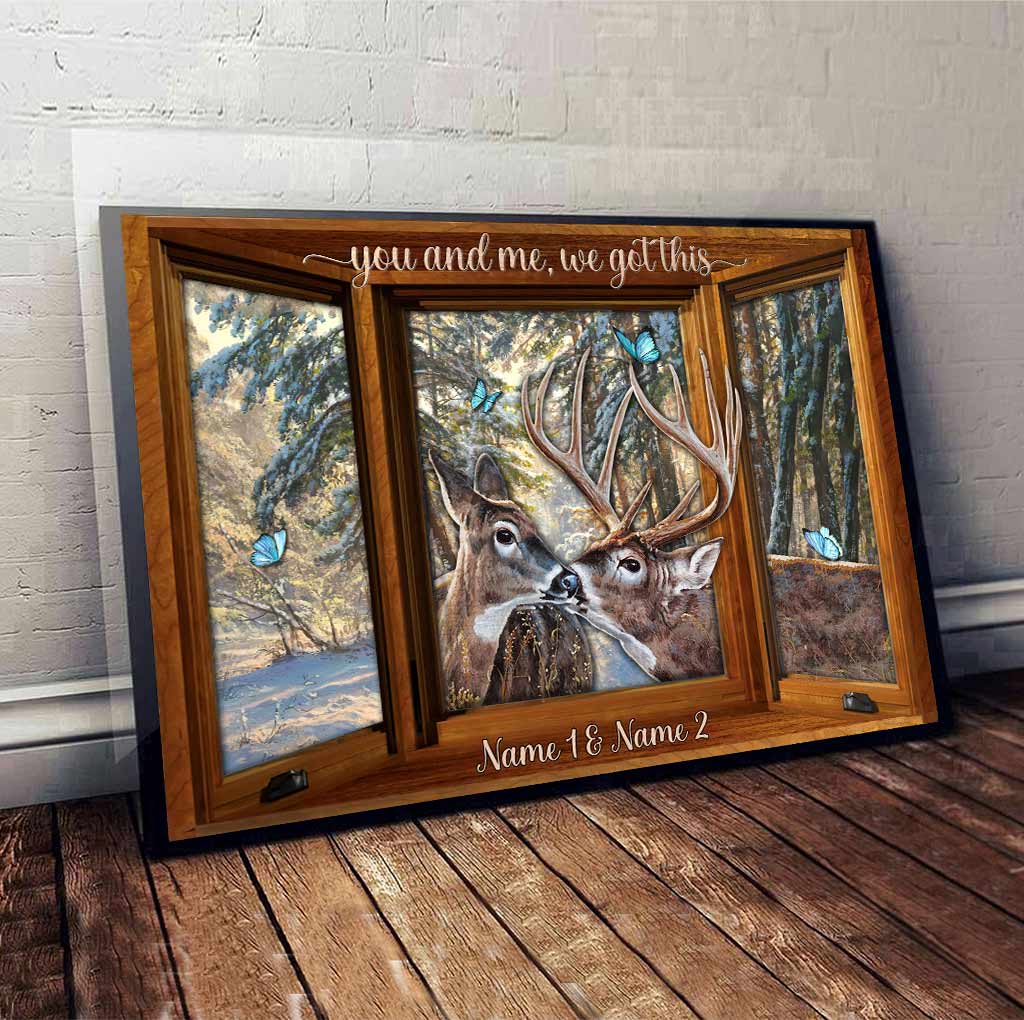 Toi et moi, on gère ça - Affiche de chasse personnalisée