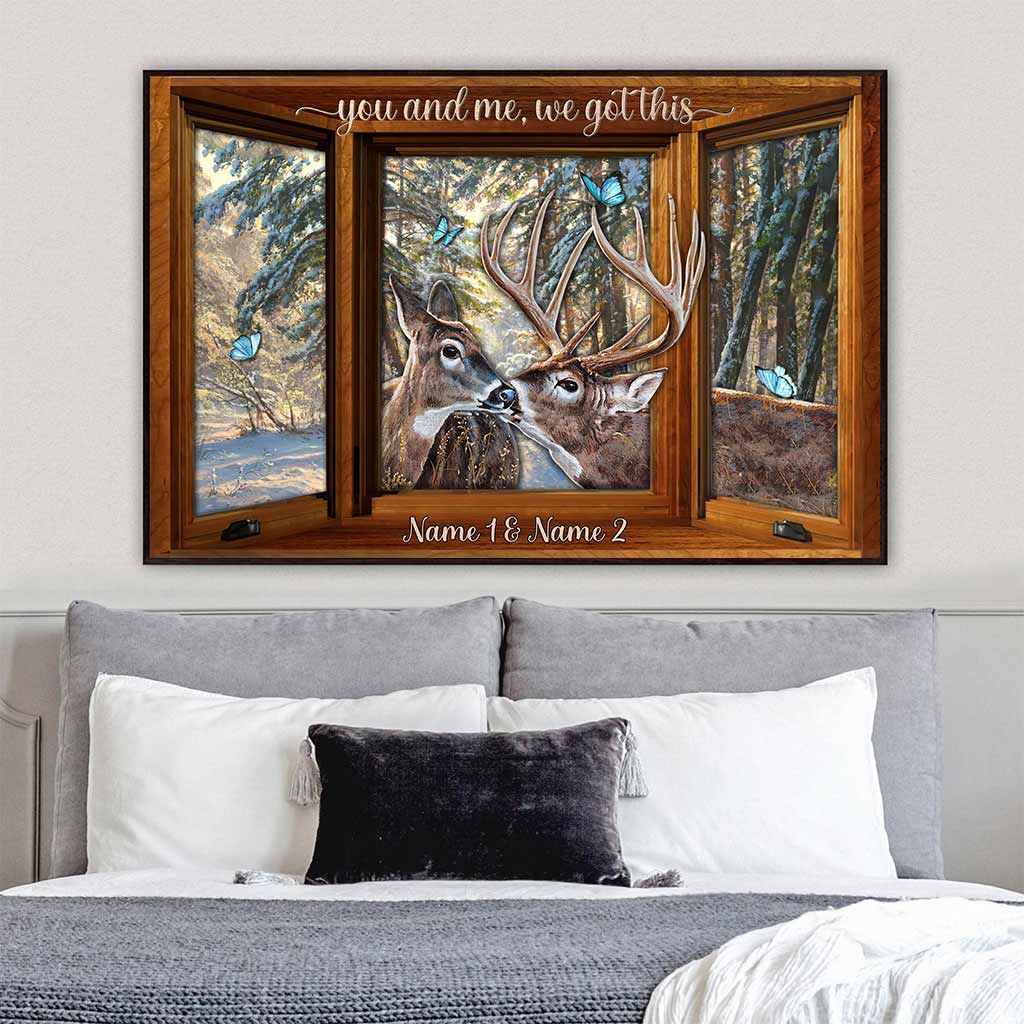 Toi et moi, on gère ça - Affiche de chasse personnalisée