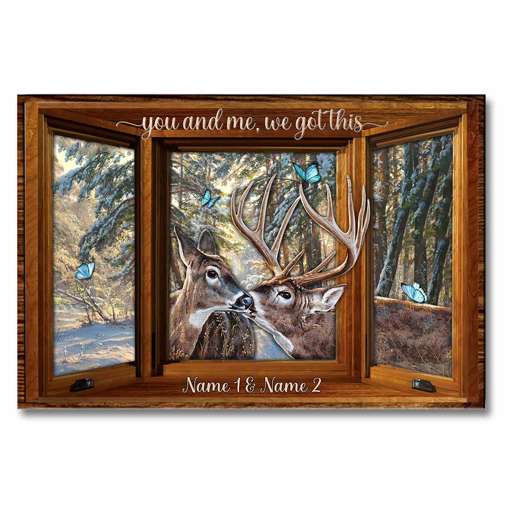 Toi et moi, on gère ça - Affiche de chasse personnalisée