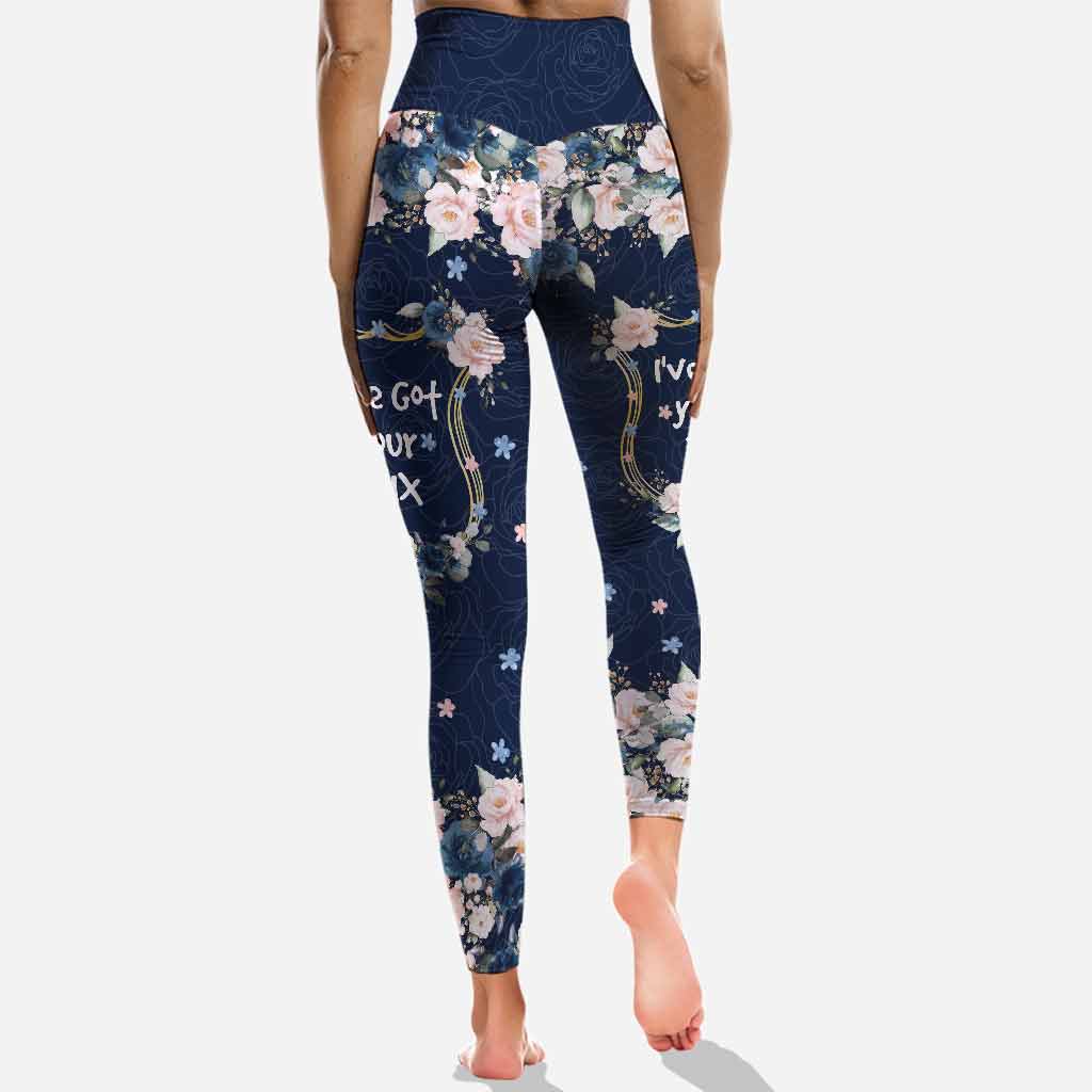 Mes roses bleues préférées - Sweat à capuche et legging personnalisés pour policier