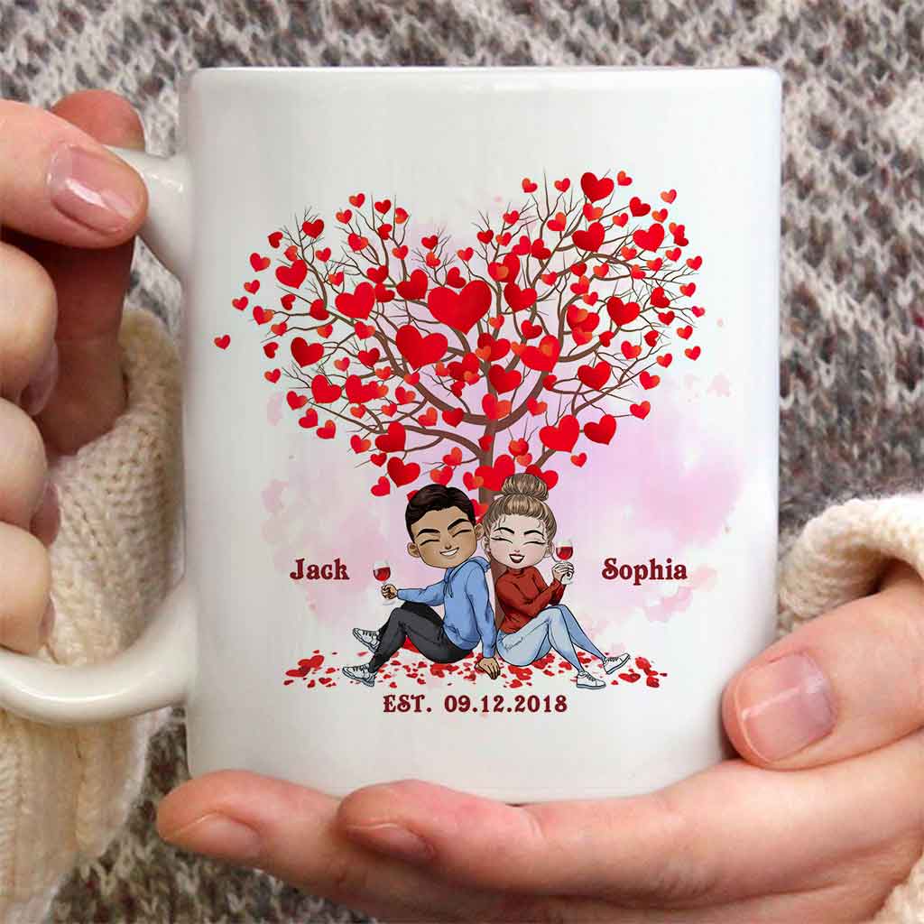 Je suis à toi - Mug personnalisé pour couple