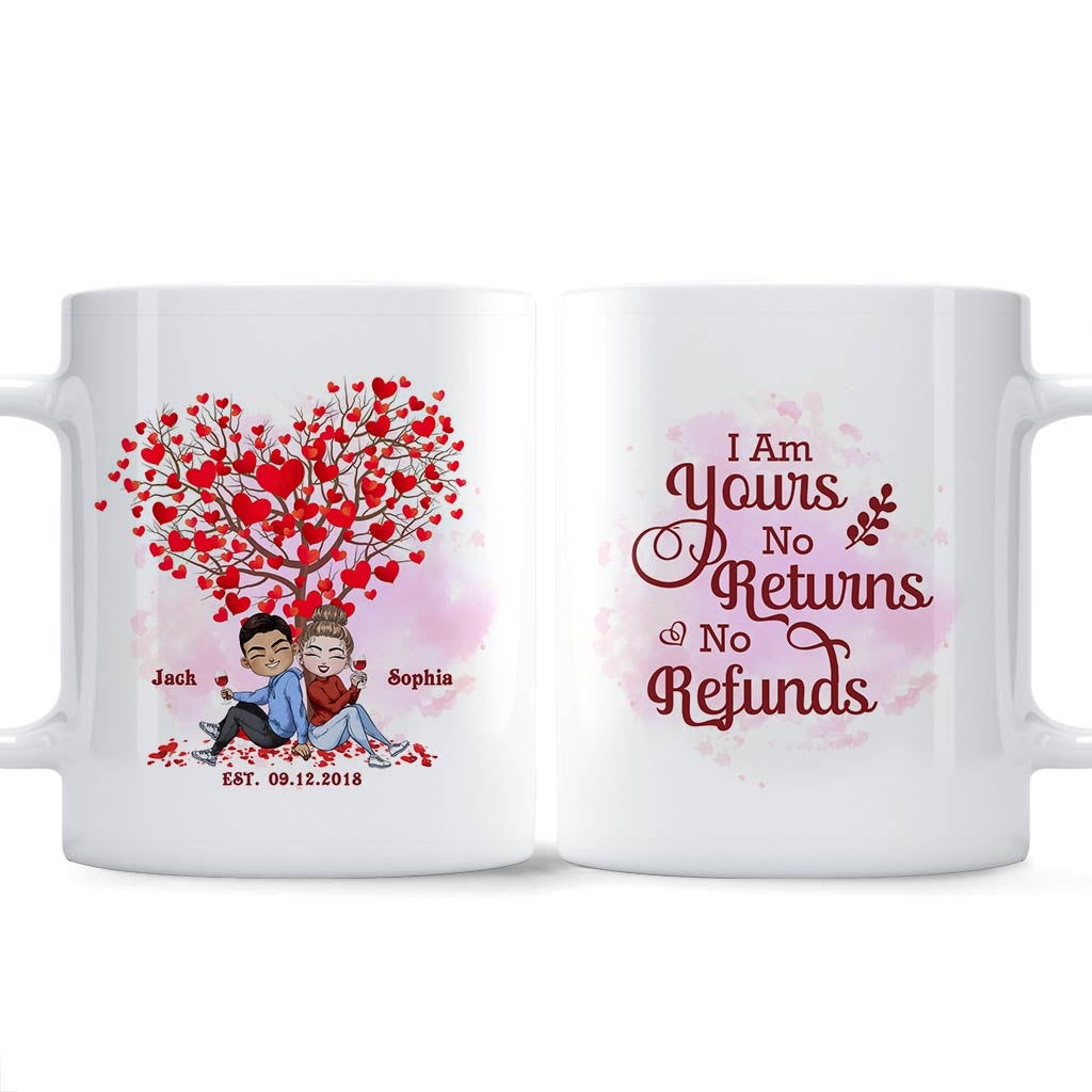 Je suis à toi - Mug personnalisé pour couple
