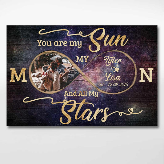 You Are My Sun - Personalized Couple Poster