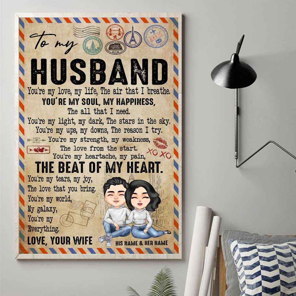 You Are My Everything - Personalized Couple Canvas And Poster