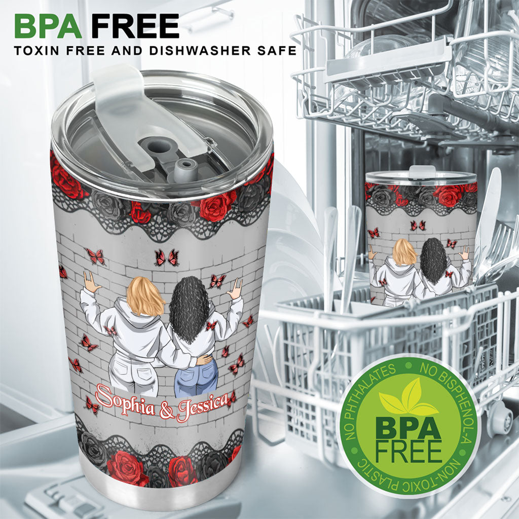 Not Sugar & Spice And Everything Nice - Personalized Bestie Tumbler