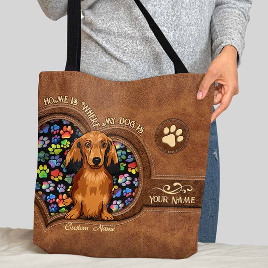 Maman de chien - Sac fourre-tout personnalisé pour chien