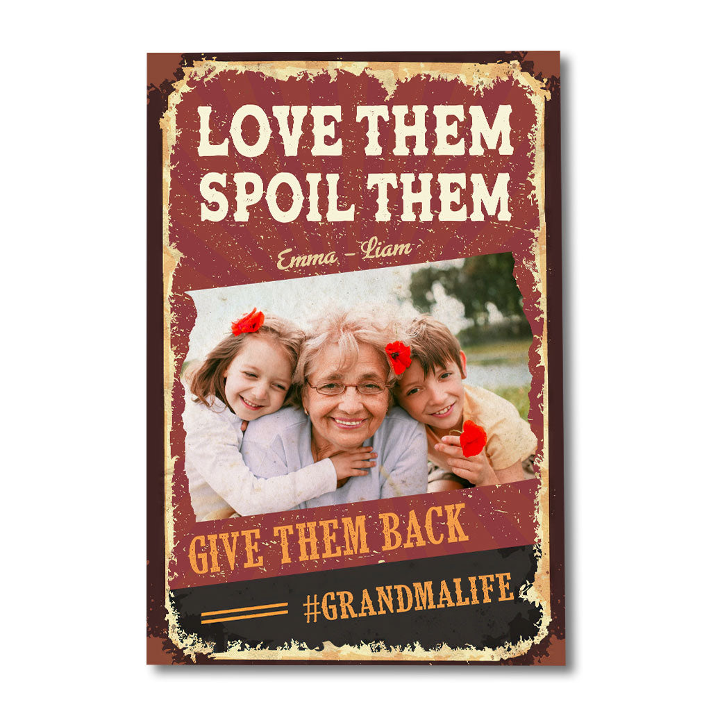Love Them - Personalized Grandma Poster