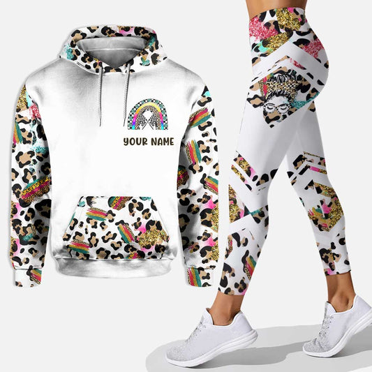Glitter And Dirt Master Of Both - Personalized Racing Hoodie and Leggings