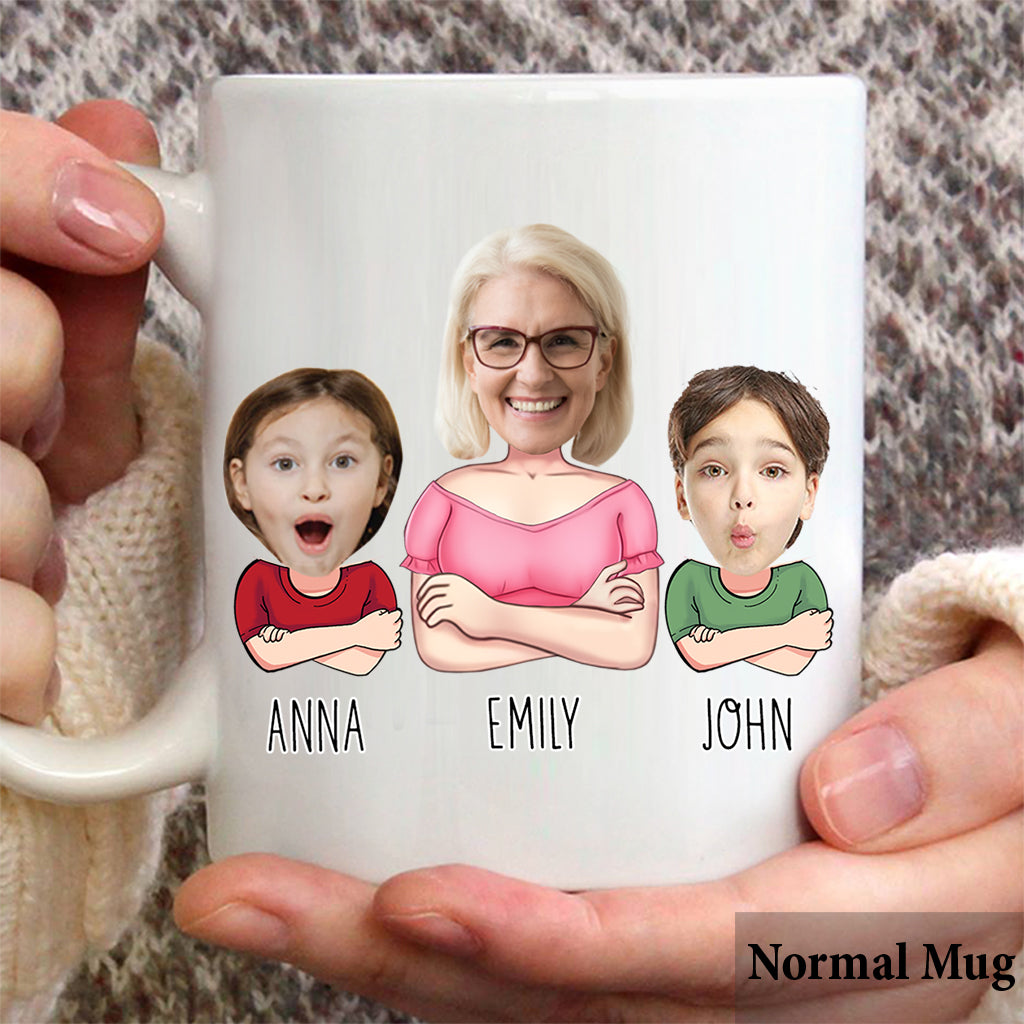 Apparemment, on est des chenapans quand on est ensemble - Mug personnalisé pour grand-mère