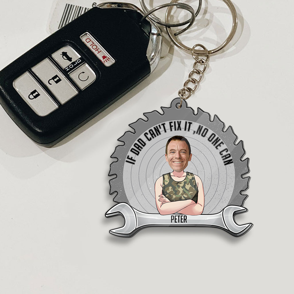 If Dad Can't Fix - Gift for dad, grandpa - Personalized Keychain