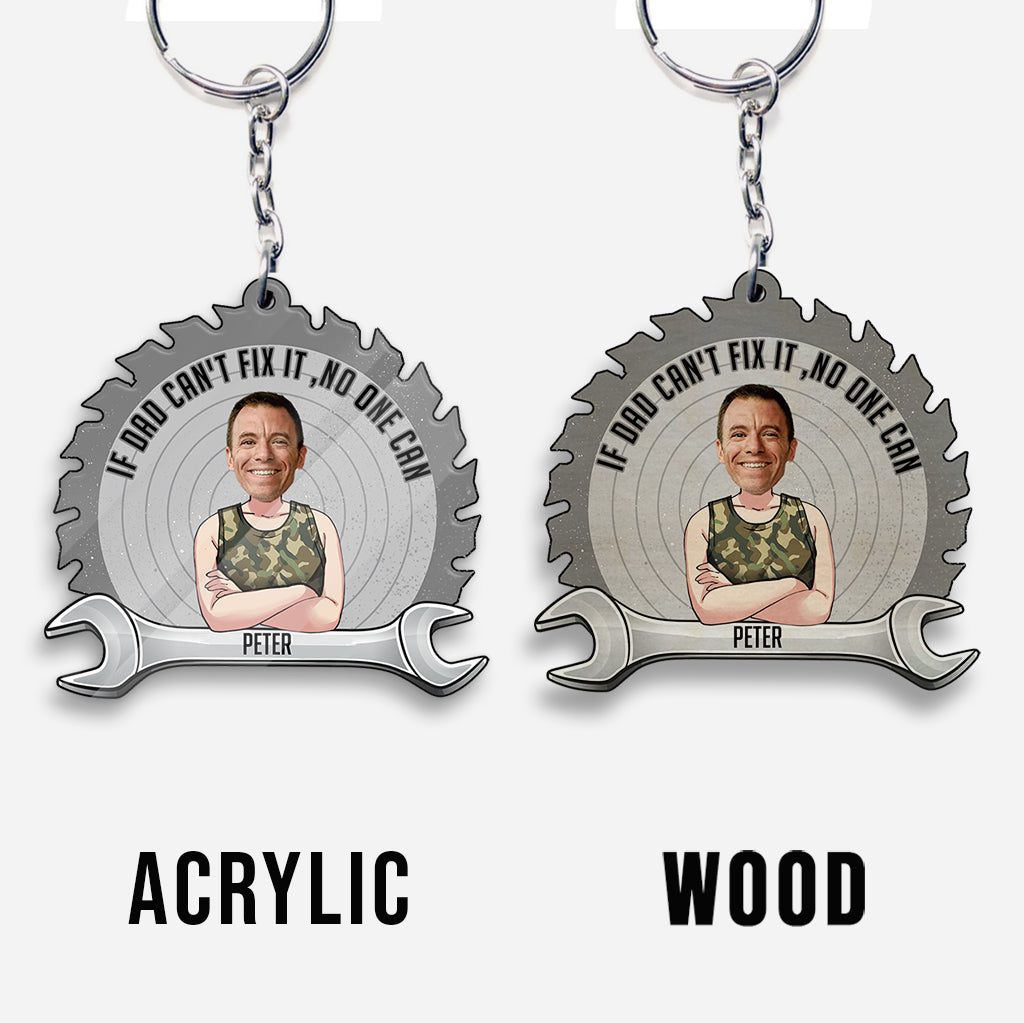 If Dad Can't Fix - Gift for dad, grandpa - Personalized Keychain