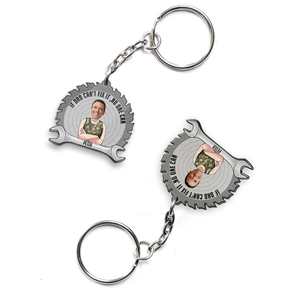 If Dad Can't Fix - Gift for dad, grandpa - Personalized Keychain