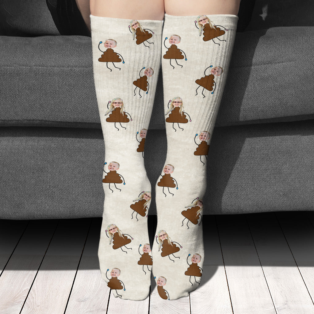 Dad's Little Cuties - Gift for dad, grandpa, mom, uncle, aunt, grandma - Personalized Socks