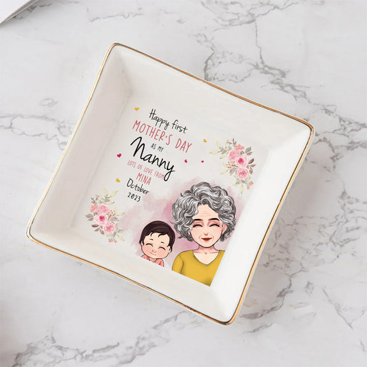 Bonne fête des Mères ! Porte-bijoux personnalisé pour grand-mère.