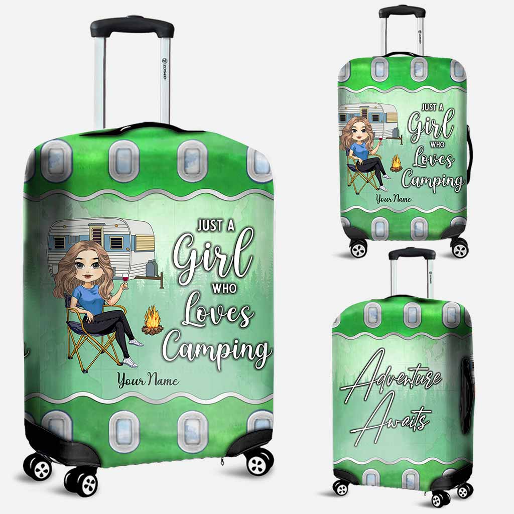 Camping - Personalized Camping Luggage Cover