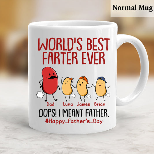 Meilleur péteur de tous les temps - Mug personnalisé pour papa