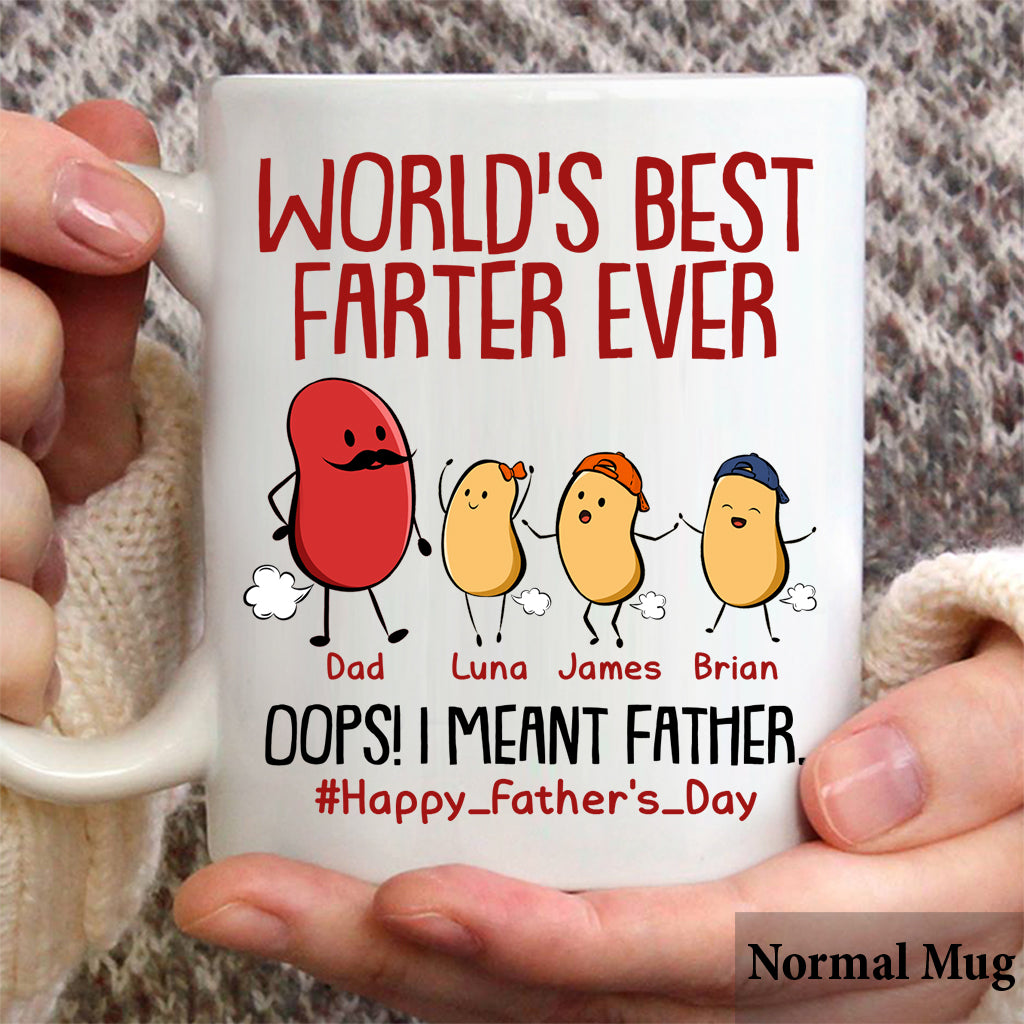 Meilleur péteur de tous les temps - Mug personnalisé pour papa