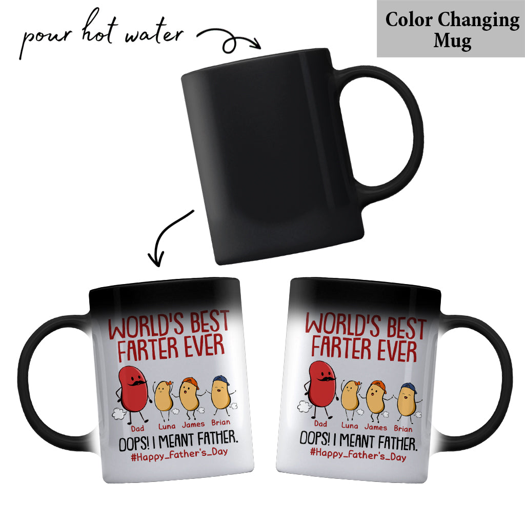 Meilleur péteur de tous les temps - Mug personnalisé pour papa