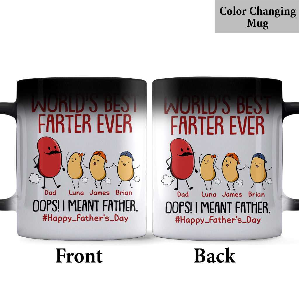 Meilleur péteur de tous les temps - Mug personnalisé pour papa