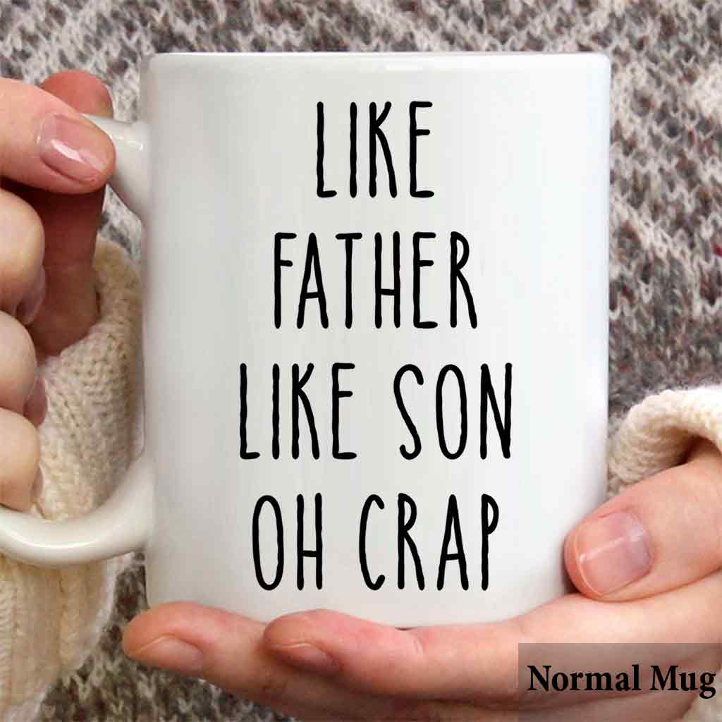 Tel père, tel fils - Cadeau pour papa, papa, fils - Mug personnalisé