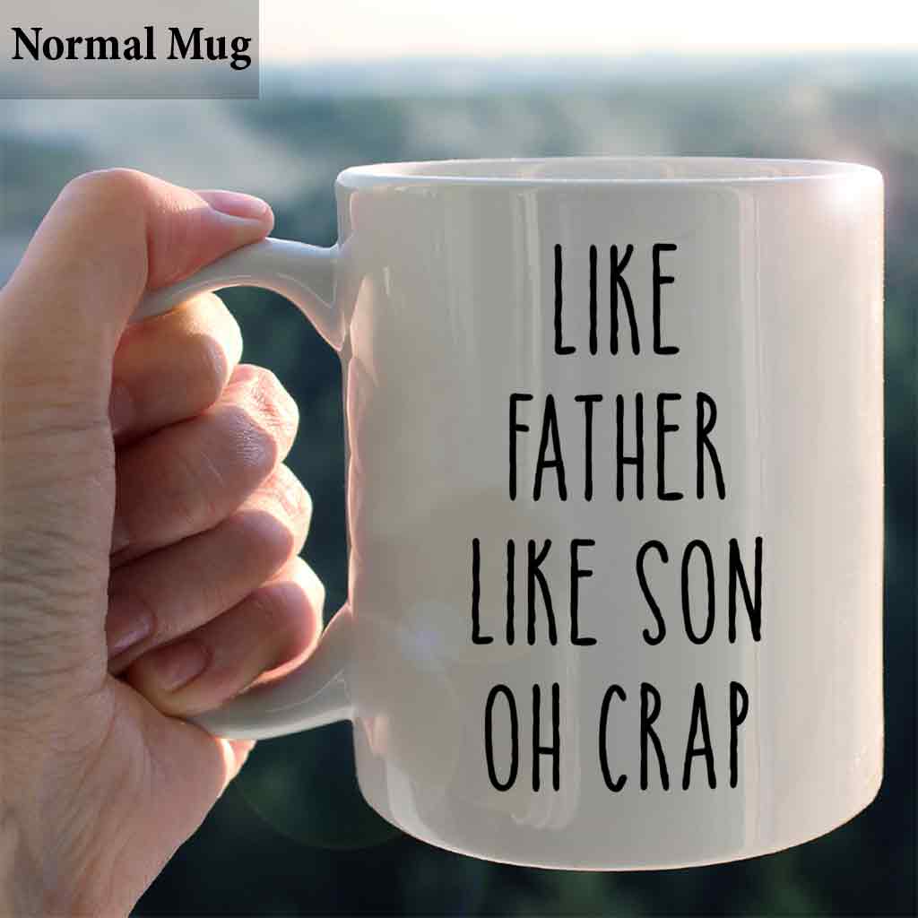 Tel père, tel fils - Cadeau pour papa, papa, fils - Mug personnalisé