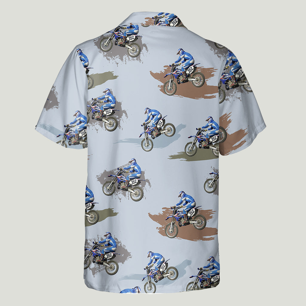Dirt Bike Photo Inserted - Personalized Dirt Bike Hawaiian Shirt