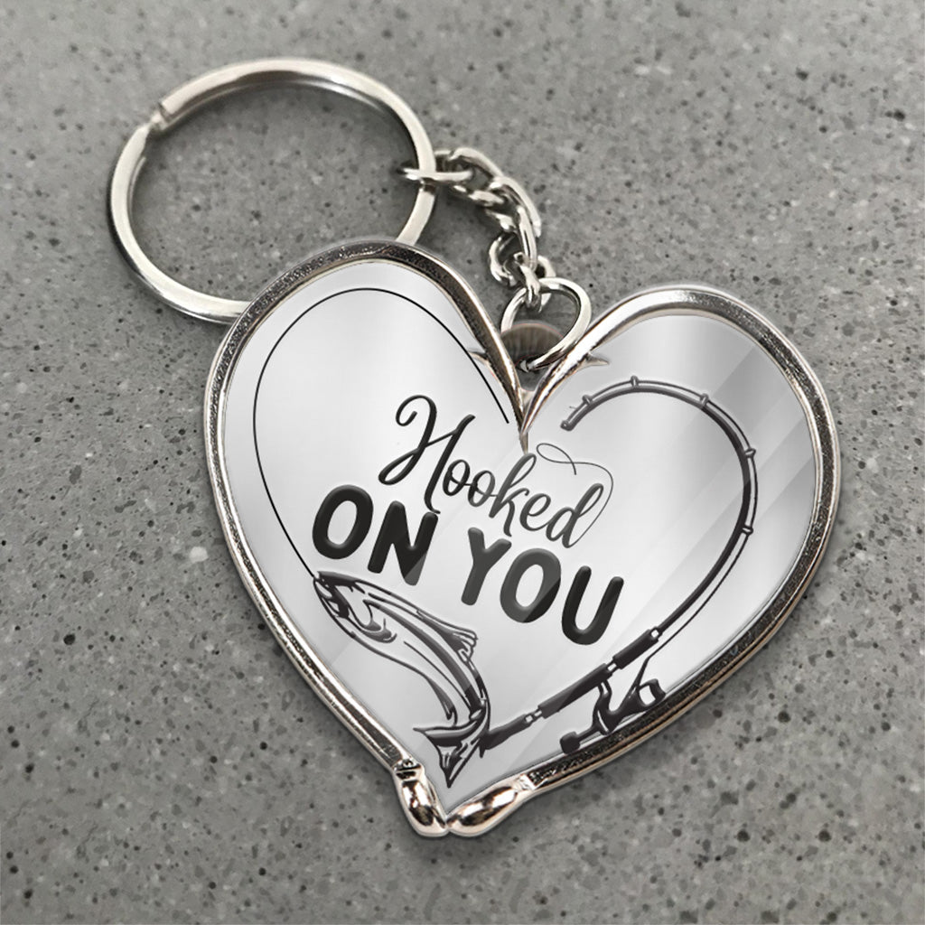 Je suis accro à toi - Porte-clés de pêche personnalisé