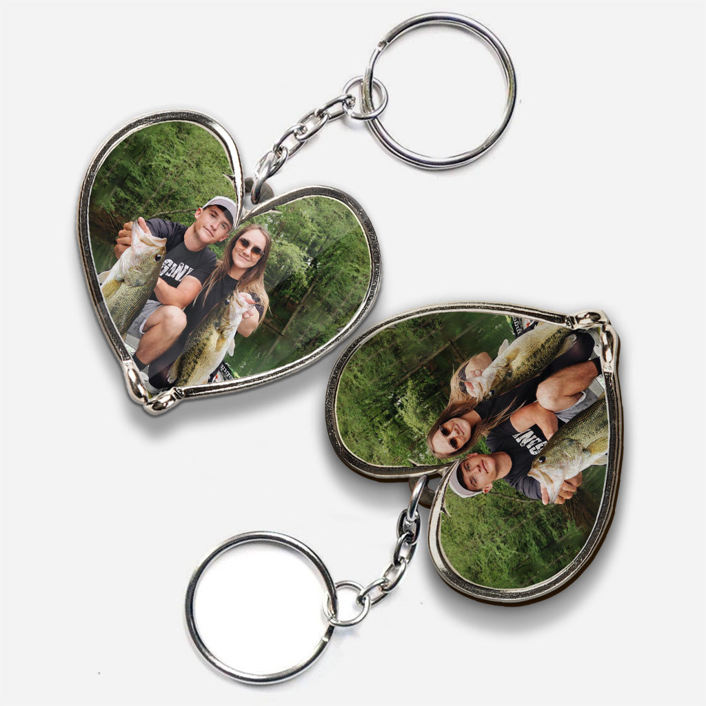 Je suis accro à toi - Porte-clés de pêche personnalisé