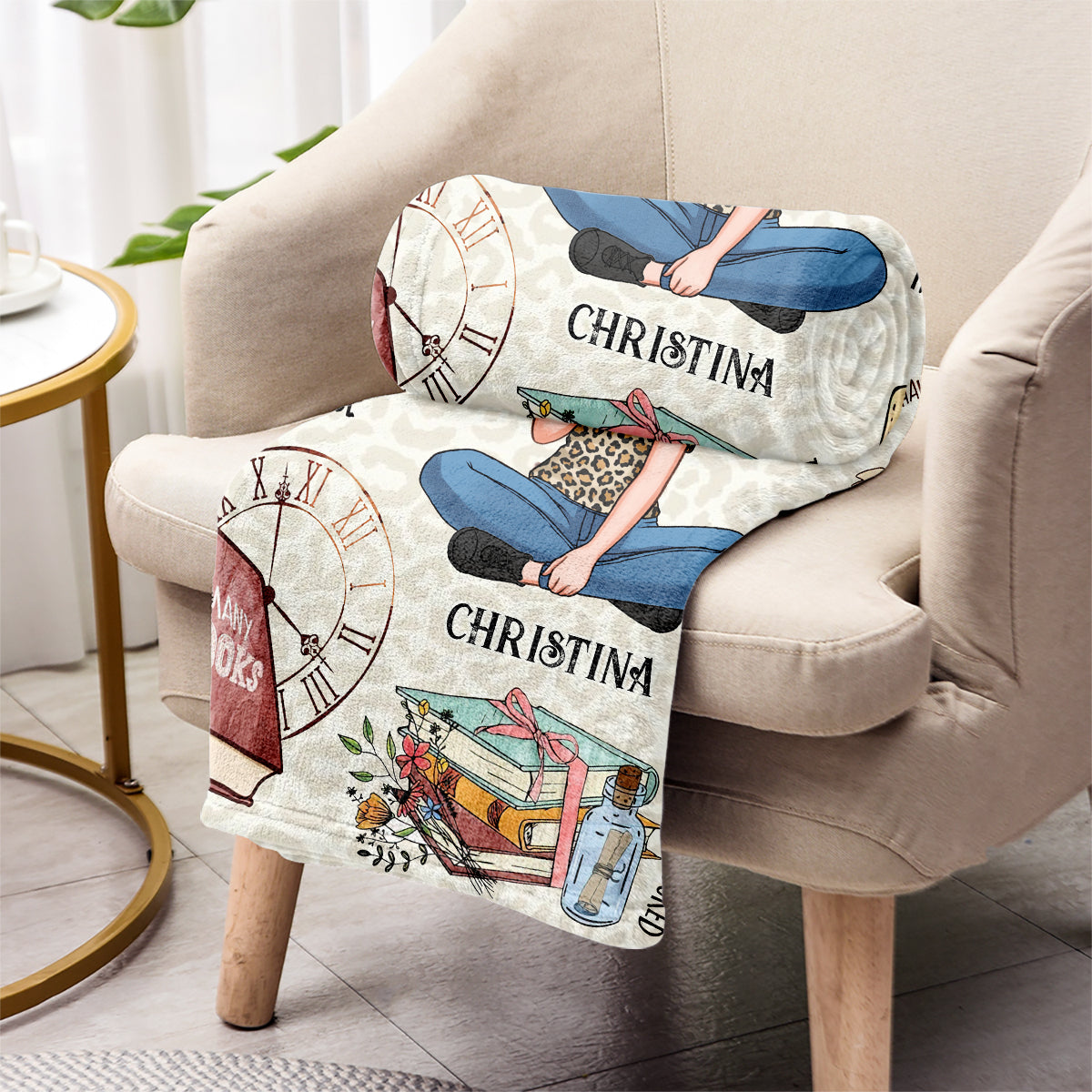 Couverture personnalisée « Juste une fille qui aime les livres »