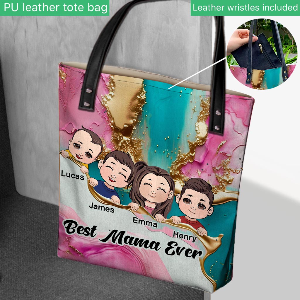 Best MamaNanaGigiAuntie Ever - Personalized Mother Tote Bag