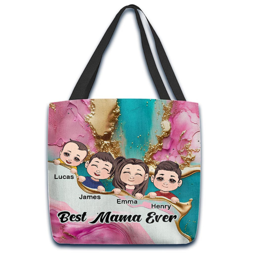 Best MamaNanaGigiAuntie Ever - Personalized Mother Tote Bag