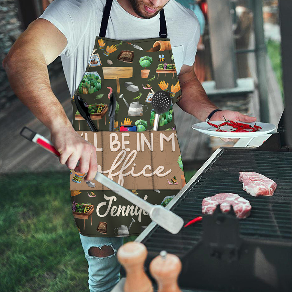 I'll Be In My Office - Personalized Gardening Apron