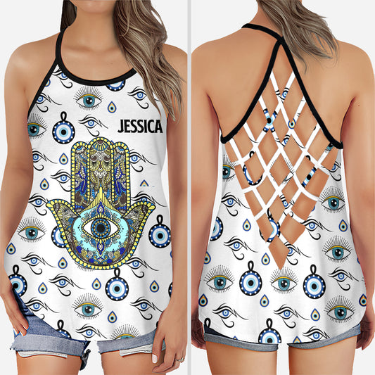 Namaste - Débardeur de yoga personnalisé avec croix