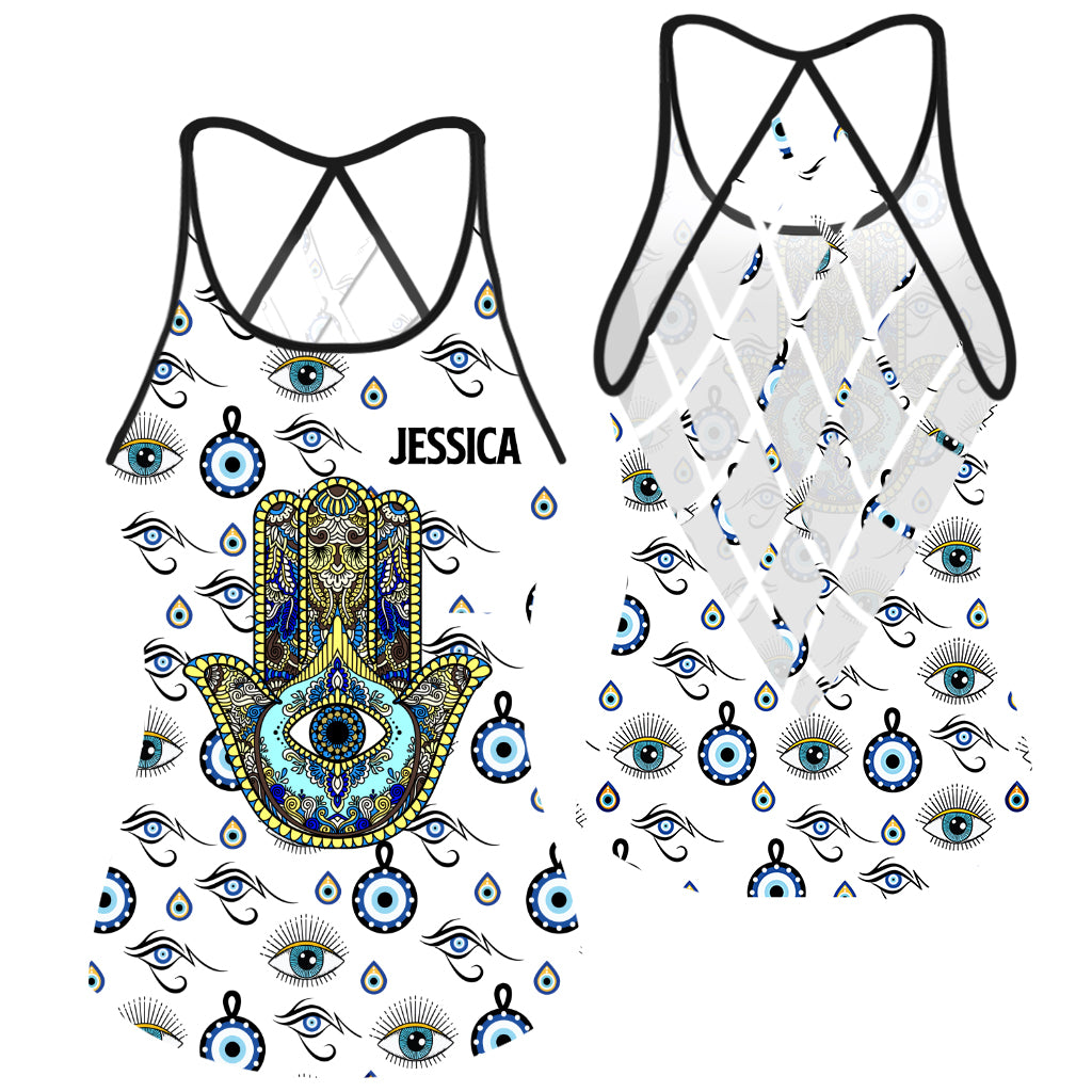 Namaste - Débardeur de yoga personnalisé avec croix