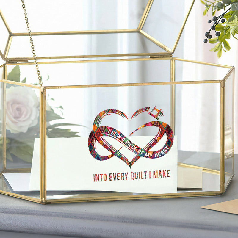 I Sew A Piece Of My Heart - Sewing Decal Full