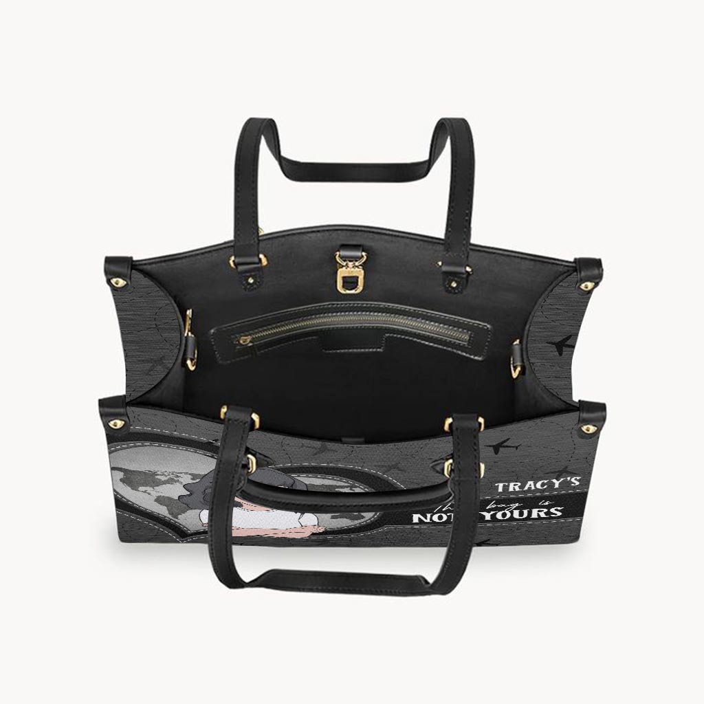 Ce sac n'est pas à vous - Sac à main de voyage personnalisé en cuir