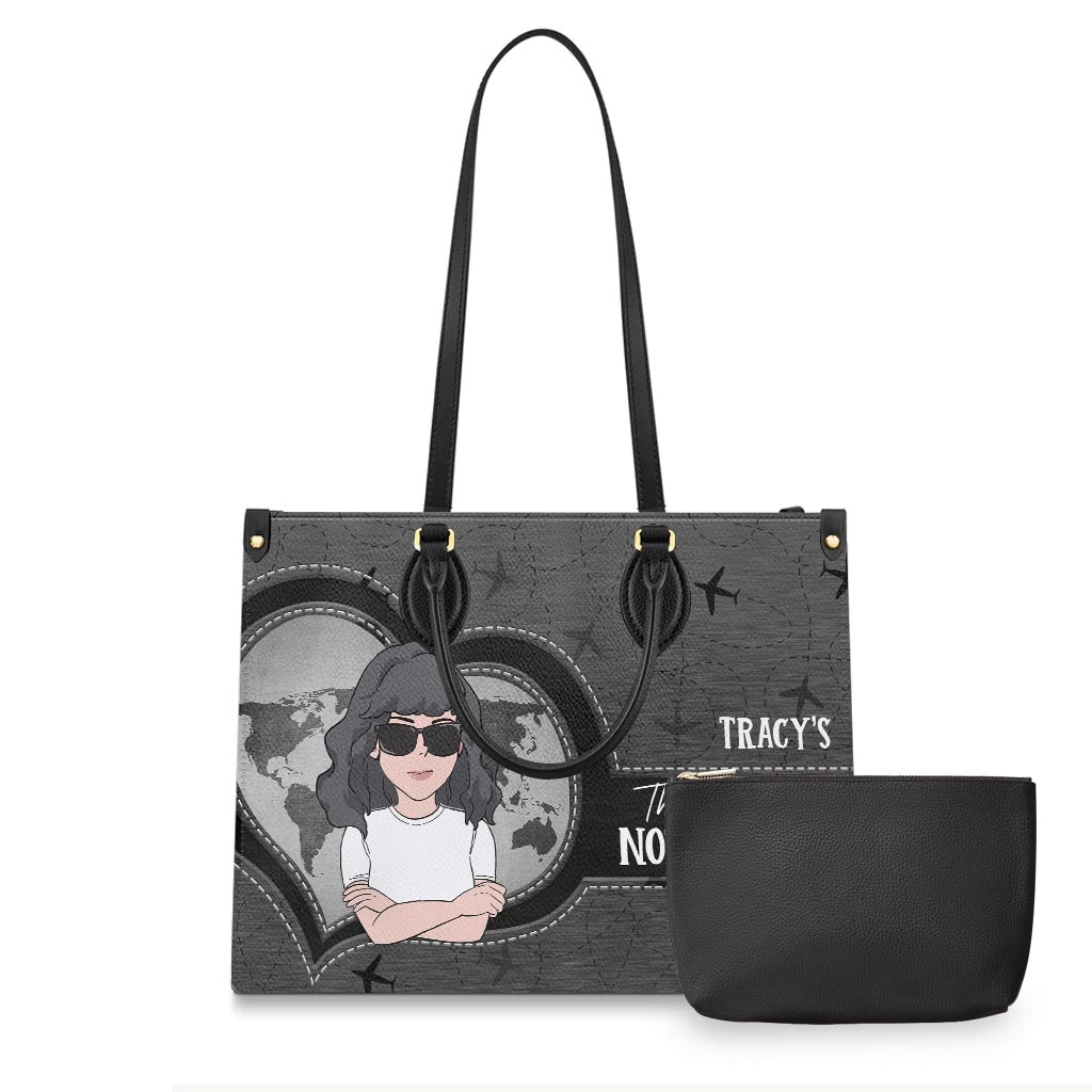 Ce sac n'est pas à vous - Sac à main de voyage personnalisé en cuir