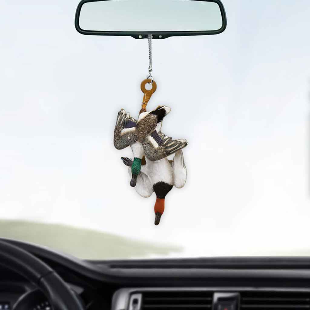 Décoration de voiture « Chasse aux canards » (Imprimée des deux côtés)