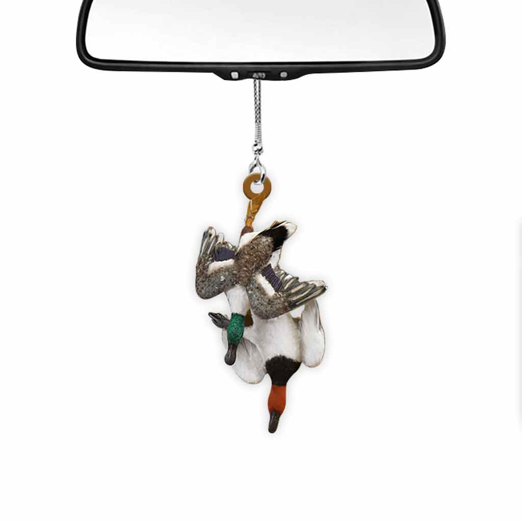 Décoration de voiture « Chasse aux canards » (Imprimée des deux côtés)